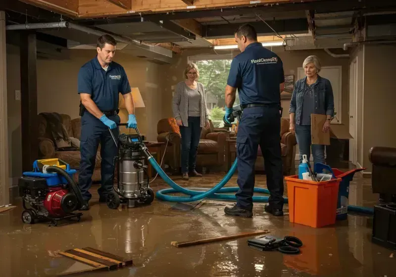 Basement Water Extraction and Removal Techniques process in Trumbull, CT